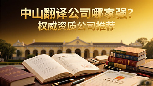 中山翻译公司哪家强？权威资质公司推荐